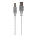 S-LINK SL-U2015  1.5m Şeffaf USB2.0 Yazıcı Kablosu - KAR11281 - Görsel 3