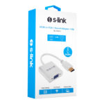 S-LINK SL-HVS13 HDMI to VGA + Audio Micro Usb Çevirici - KAR54569 - Görsel 5