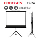 CODEGEN TX-24 AYAKLI (Tripod) 240X200 Projeksiyon Perdesi - KAR38829