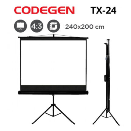 CODEGEN TX-24 AYAKLI (Tripod) 240X200 Projeksiyon Perdesi - KAR38829