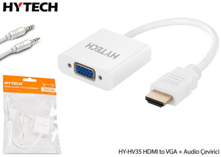 HYTECH HY-HV35 HDMI to VGA + Audio Çevirici - KAR42008