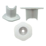 KameraKutusu TRK-07 Yuvarlak ve Çokgen Direk Montaj Flanşı - KAR59547