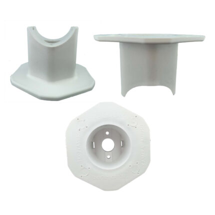 KameraKutusu TRK-07 Yuvarlak ve Çokgen Direk Montaj Flanşı - KAR59547