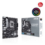 ASUS PRIME B760M-K D4 Intel B760 LGA1700 DDR4 5333 HDMI VGA 2x M2 USB3.2 AURA RG - KAR58428 - Görsel 2