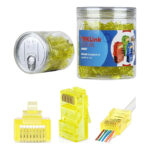 TRKLink EZ RJ45 KONNEKTÖR (SARI) 100 'lü PAKET YENİ NESİL - KAR60493