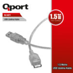 QPORT 1.5M USB2.0 UZATMA KABLOSU (Q-UZ1) - KAR62187