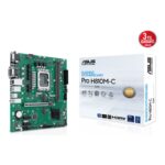 ASUS PRO H810M-C-CSM LGA1851 DDR5 6400 Çift M2 USB3.2 COM mATX - KAR61890 - Görsel 2