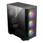 MSI MAG FORGE M100A D60 Akrilik yan panel 3x120mm 1x120mm Auto RGB Fan 600W 80+ - KAR58029 - Görsel 5
