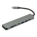 FRISBY FA-7662TC USB Type-C - HDMI+SD/TF+USB3.0 - KAR62763