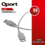QPORT 5M USB2.0 UZATMA KABLOSU (Q-UZ5) - KAR62189