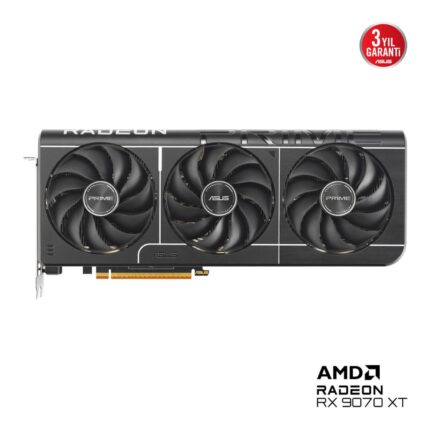 16 GB ASUS PRIME-RX9070XT-O16G RX 9070XT GDDR6 256 Bit 3XDP HDMI OC Ekran Kartı - KAR61841