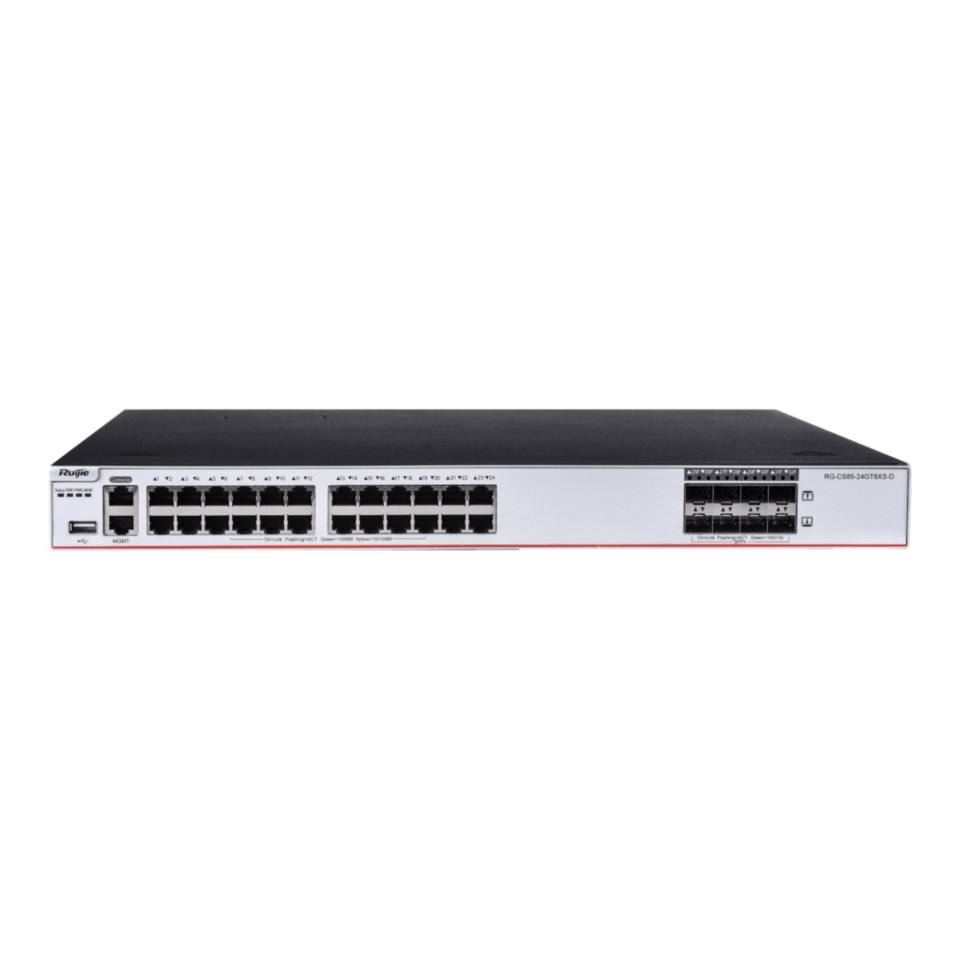 AQxpWPmaAJK3qQ4v9mZLUwEDQpAFAtBb71cypYdx RUIJIE RG-CS85-24GT8XS-D 24-Port 1GE RJ45 8X10G SFP L-3 Yönetilebilir Switch - KAR62088 - Görsel 1