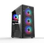 GameBooster GB-M206B USB3.0 ARGB Fan Siyah Metal kasa - KAR64199 - Görsel 2