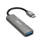 S-LINK SWV-USBC023 4 in 1 Gri Metal TypeC to 2*USB2.0 USB 3.0, PD Type C Adaptör - KAR64716 - Görsel 3
