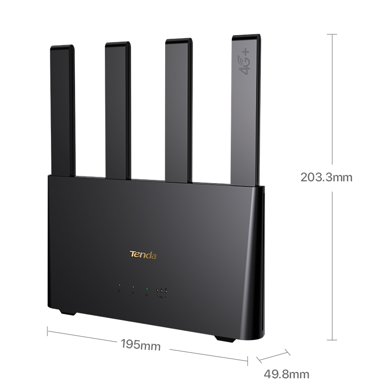 JLCyZE01e7gNotMjejgnx0cZ54JEIPjI2aK5K5QC TENDA 4G08 AC1200 300Mbps-867 Mbps Dual Band 4G LTE Wi-Fi Router - KAR63639 - Görsel 1
