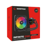 RAMPAGE INFINITE C120 SİYAH ARGB Intel LGA1700/AMD AM5 Uyumlu 120mm Sıvı Soğutma - KAR64915 - Görsel 4