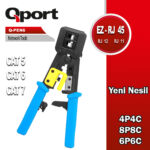 QPORT RJ45 - RJ11- RJ12 YENİ NESİL EZ-RJ45 PENSE (Q-PEN6) - KAR62213