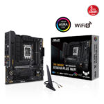 ASUS TUF GAMING B760M-PLUS WIFI Intel B760 LGA1700 DDR5 7200 HDMI VGA 2x M2 USB3 - KAR57811 - Görsel 2