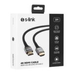 S-LINK SLX-HD4K03 19+1 HDMI to HDMI 3m Metal v2.0 4K (4096*2160) 60Hz Kablo - KAR62417