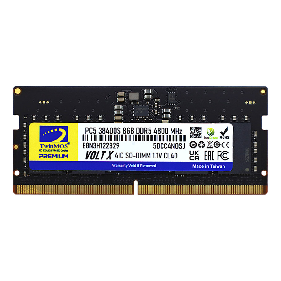 Ug08hV2kCPGsBL95Huv8uUlkCin4GrMlZ3T5MOSQ TwinMOS Sodimm DDR5 8 GB 4800MHz CL40 Notebook Ram - KAR58852 - Görsel 1