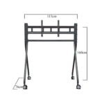 TRK-501-A Endüstriyel, Universal 42", 55",65", 75"Tekerlekli TV, Ekran Standı - KAR64027
