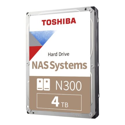 TOSHIBA N300 4 TB 7200RPM SATA3  512MB  7/24  1-8  Yuvalı  Nas için - KAR61952