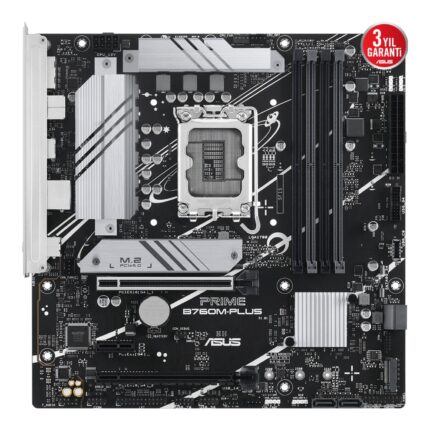 ASUS PRIME B760M-PLUS LGA1700 DDR5 7200 2x M2 USB3.2 AURA RGB 2.5Gbit LAN mATX - KAR62048