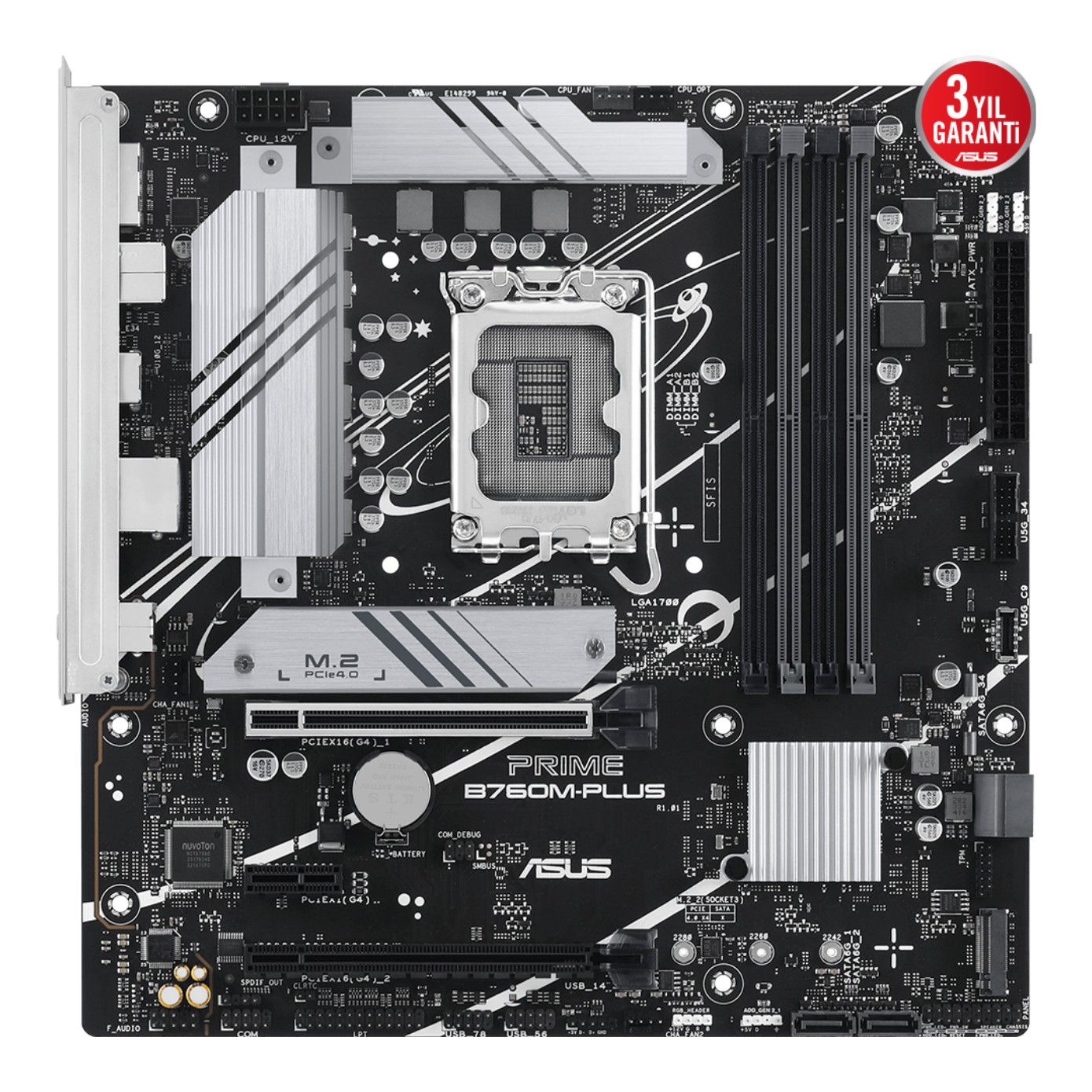 X82iA54vXxqbpsSg4bXhqqCjqUEiyPAXyHkLj3in ASUS PRIME B760M-PLUS LGA1700 DDR5 7200 2x M2 USB3.2 AURA RGB 2.5Gbit LAN mATX - KAR62048 - Görsel 1