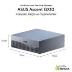 ASUS ASCENT GX10-GG0027BN GX10 128GB 4TB SSD NVIDIA DGX OS Kompakt Yapay Zeka PC - KAR64927 - Görsel 3