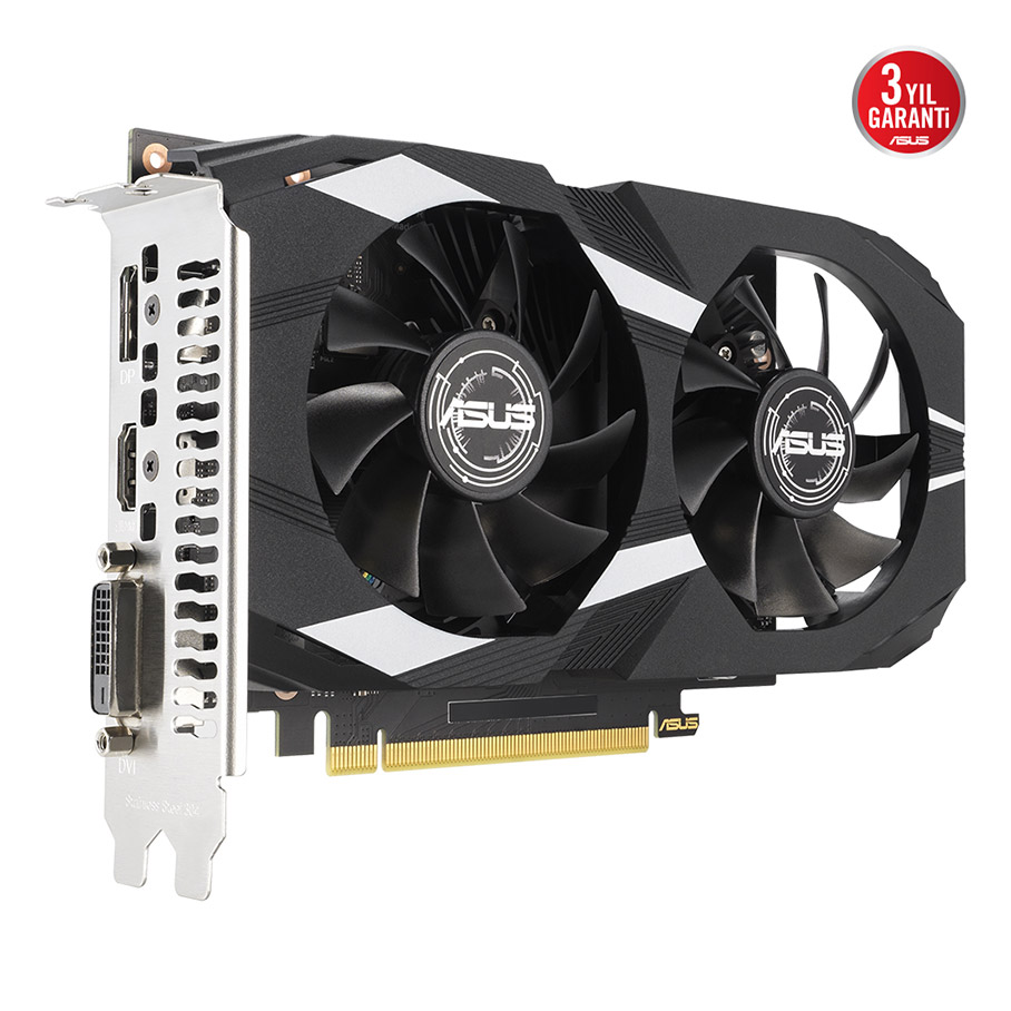 ea7wbnibfa8VYWCNVS5gigMhc2FHmQD7P6TdNJP5 6 GB ASUS DUAL-RTX3050-O6G RTX 3050 GDDR6 96bit 1537MHz OC DVI HDMI DP EKRAN KAR - KAR59335 - Görsel 1