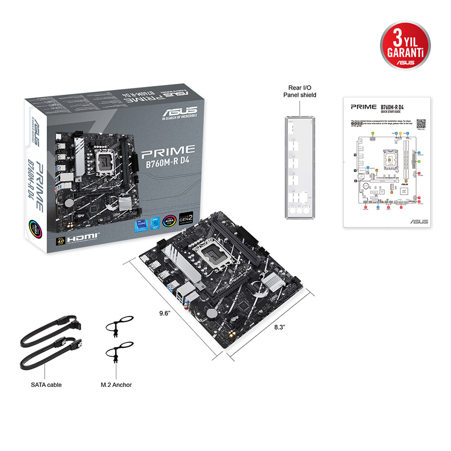 jU6H4yiWYnSs7tUzIpmF5rLgWGmVfV7DBfOLZq1n ASUS PRIME B760M-R D4 INTEL B760 LGA1700 DDR4 5333 HDMI 2x M2 USB3.2 AURA RG - KAR59923 - Görsel 1