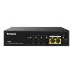 TENDA S106PC 4FE PoE+ Port (55W), 2FE Uplink Desktop Switch - KAR61868
