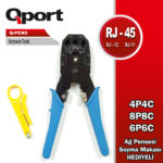 QPORT RJ45 - RJ11- RJ12 PENSE - MAKAS HEDİYELİ (Q-PEN5) - KAR62212