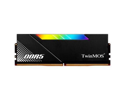 TwinMOS DDR5 16GB (1x16GB) 6000MHz CL36 RGB Desktop Ram Black - KAR64247