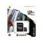 KINGSTON 128GB Canvas Select Plus Gen3 MicroSDXC UHS-I 150MB/S CL10 Card + Adapt - KAR63772 - Görsel 2