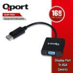 QPORT DISPLAY to VGA ÇEVİRİCİ (Q-DP-VGA) - KAR62249 - Görsel 2