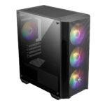 MSI MAG FORGE M100A Akrilik yan panel 3x120mm 1x120mm Auto RGB Fan mATX Gaming B - KAR57395 - Görsel 3