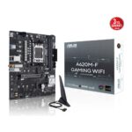 ASUS A620M-F GAMING WIFI AM5 DDR5 8000 HDMI 2xM2 WiFi6E+BT AURA RGB 2.5GLAN mATX - KAR62376 - Görsel 2