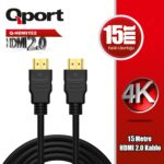 QPORT 15M HDMI 2.0 VERSİYON 4K 60HZ KABLO (Q-HDMI152) - KAR62158
