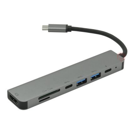 FRISBY FA-7662TC USB Type-C - HDMI+SD/TF+USB3.0 - KAR62763