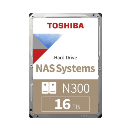 TOSHIBA N300 16 TB N300 7200RPM SATA3 512MB  7/24  1-8  Yuvalı  Nas için - KAR65227