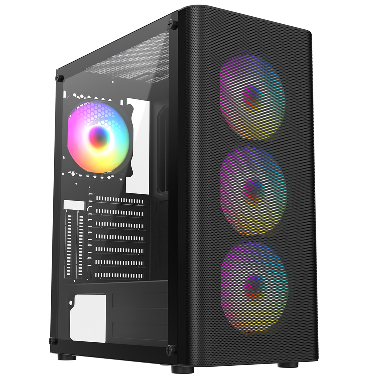 oez0Yh5csNhudPx8liZDqIa5rNQdqBY0Cm8gCRbv FRISBY FC-9385G 550W 4X RGB MESH GAMING KASA - KAR62721 - Görsel 1