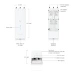 UBNT Wave MLO5 WiFi 7 , 5 Ghz 100 Km , 5+ Gbps , 10G SFP+ , 10GE Ethernet Pt - KAR62511