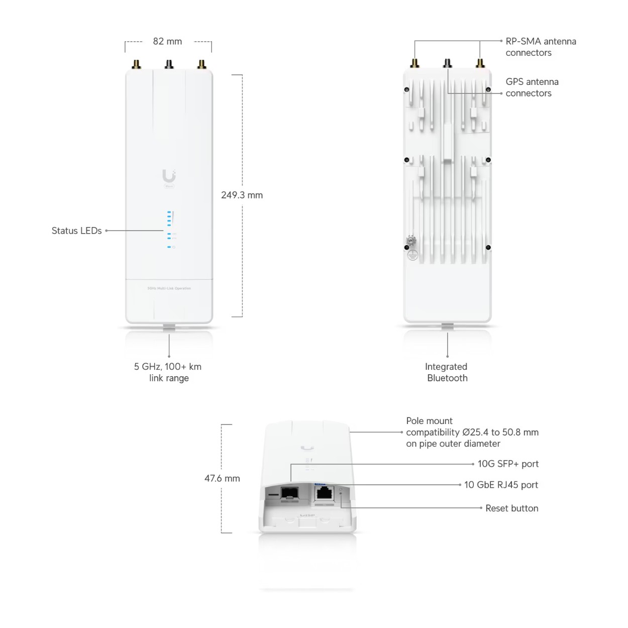vdw7odPWHDiia2CXLGbRLrzrwyDruINzYxVwbelb UBNT Wave MLO5 WiFi 7 , 5 Ghz 100 Km , 5+ Gbps , 10G SFP+ , 10GE Ethernet Pt - KAR62511 - Görsel 1