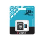 KINGSTON 128GB CanvasGo+ microSDXC 200MB/s A2 U3 V30 Card + Adaptör - KAR65405 - Görsel 3
