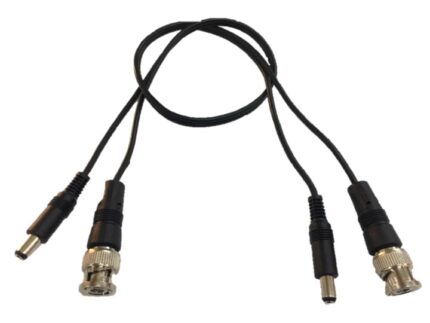 MERVESAN KABLOLU BNC KONNEKTÖR + POWER JAK FİŞ 2.1 MM 2li (MRW-BNC/DC ARA) - KAR63119
