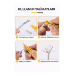 TRKLink TRK-E-03 Cat5-6 Kablo Ayırıcı ve Düzenleyici - KAR64995 - Görsel 3
