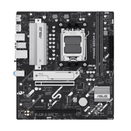 ASUS PRIME B850M-K AM5 DDR5 8200 DP HDMI 2xM2 USB3.2 AURA RGB 2.5Gbit LAN mATX - KAR63106