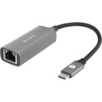 S-LINK SW-U336 Gri Metal Type-C to RJ45 10/100/1000Mbps Gigabit Adaptör - KAR63317