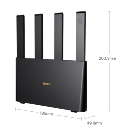 TENDA 4G08 AC1200 300Mbps-867 Mbps Dual Band 4G LTE Wi-Fi Router - KAR63639